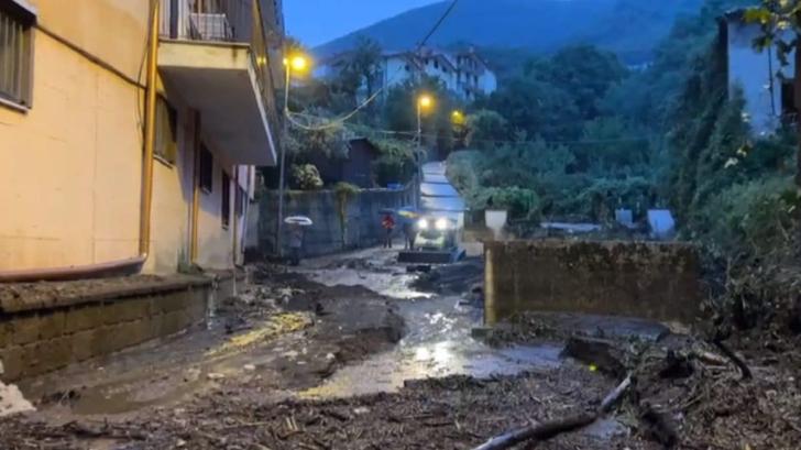 I danni a Monteforte Irpino dopo il fiume di fango. Foto / Fanpage.it