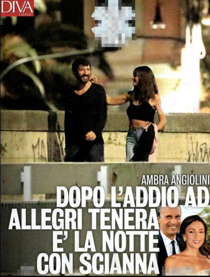 Ambra Angiolini e Francesco Scianna (Foto dal settimanale da 'Diva e donna')